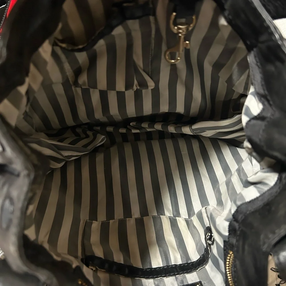 Tre Vero Black Leather Women's Bag